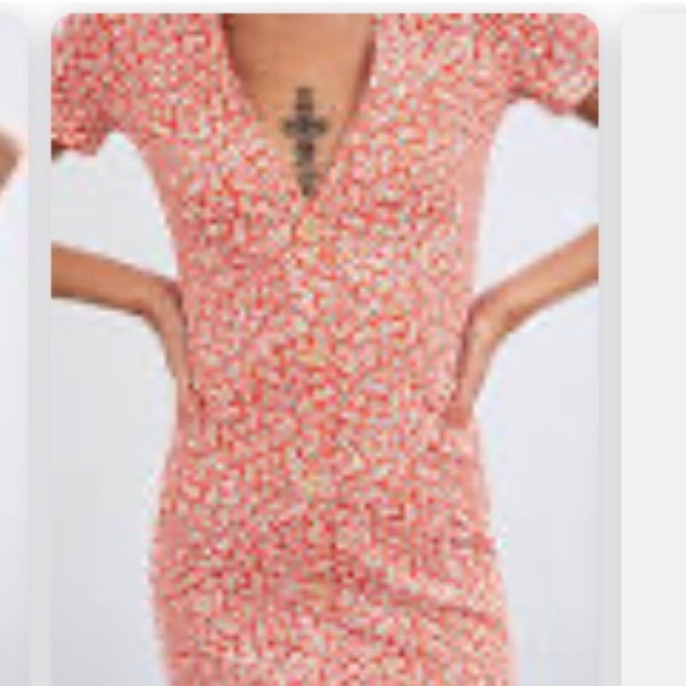 Zara Botton Front Midi Dress - Picture 2 of 8
